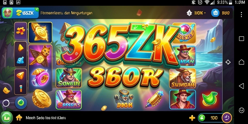 Tampilan menarik dari gameplay Slot 365ZK yang mengasyikkan.