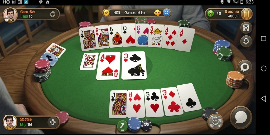 Gameplay menarik H03 dalam permainan Gaple yang seru.