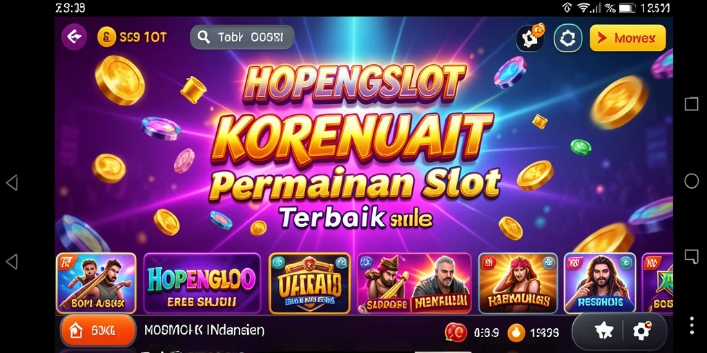 Tampilan menarik dari gameplay HOPENGSLOT yang menyenangkan.