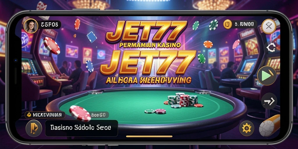 Tampilan gameplay menyerupai kasino sungguhan dengan grafis menarik.