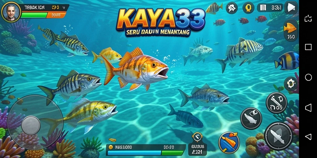 Gameplay Tembak Ikan seru dan penuh tantangan di KAYA33.