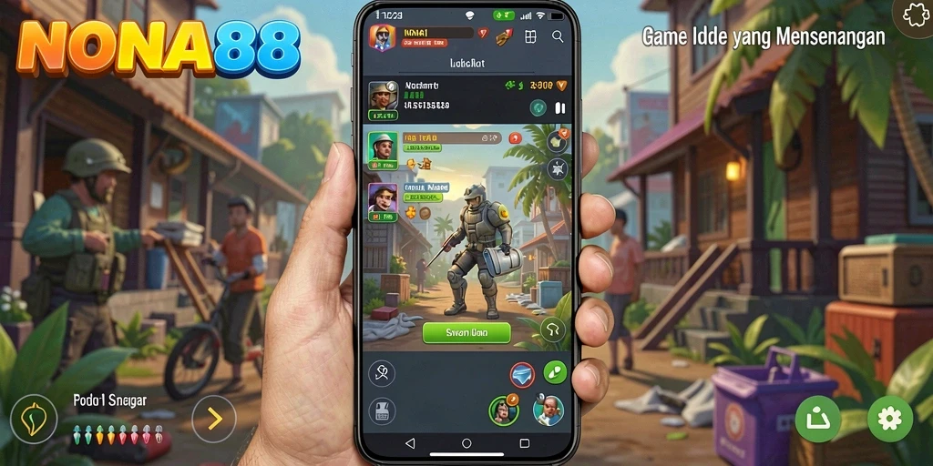 Tampilan gameplay <strong>NONA88</strong> yang memikat dan mudah dipahami.