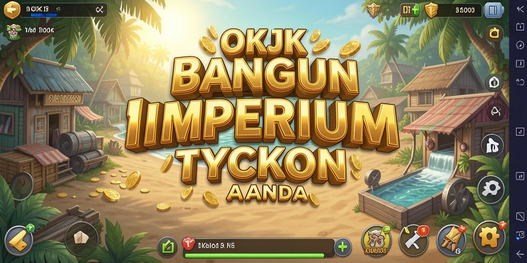 Tampilan gameplay seru dalam game Tycoon OKJK.