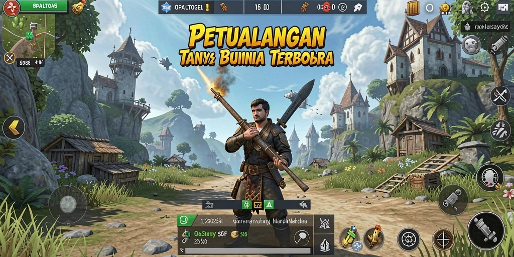 Screenshot utama OPALTOGEL menampilkan pengalaman gameplay Open World yang mengesankan.