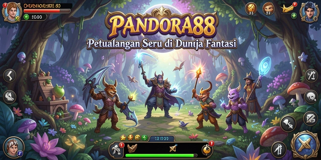 Tangkapan layar gameplay PANDORA88 yang menampilkan petualangan seru.