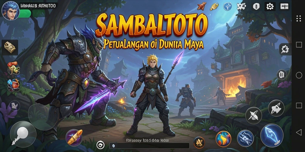 Tampilan gameplay menarik dari SAMBALTOTO yang memukau.