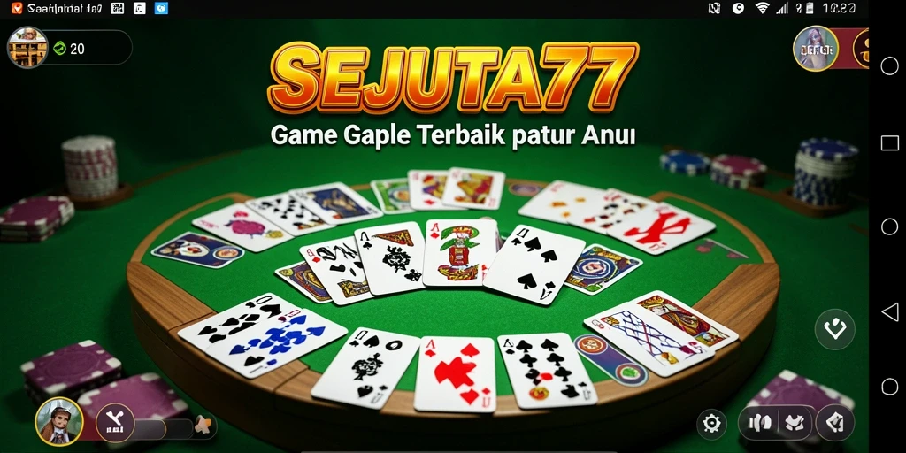 Gameplay seru Gaple di SEJUTA77 yang membawa keceriaan.